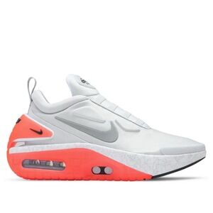 Nike Air Max Adapt Auto Max White and Bright Orange Air Sneakers